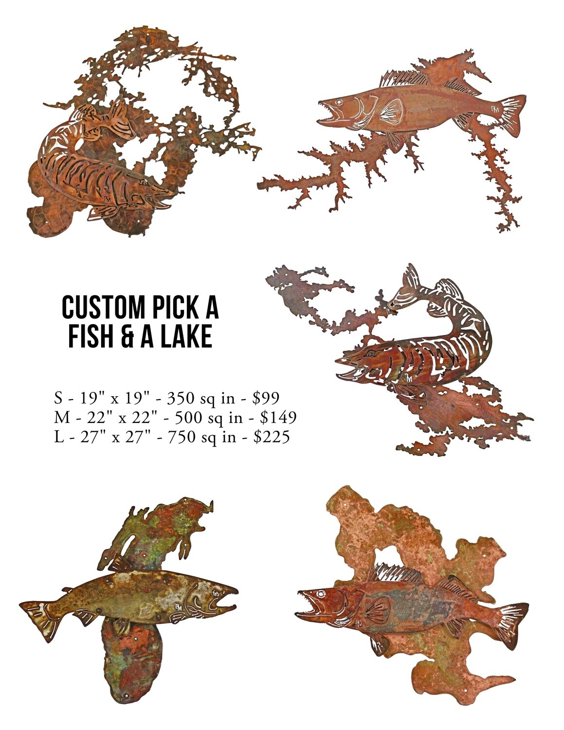 Custom Lake w/ 3D Fish