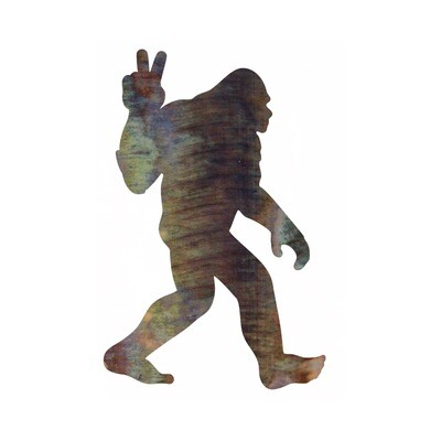 Peace Sign Bigfoot Magnet