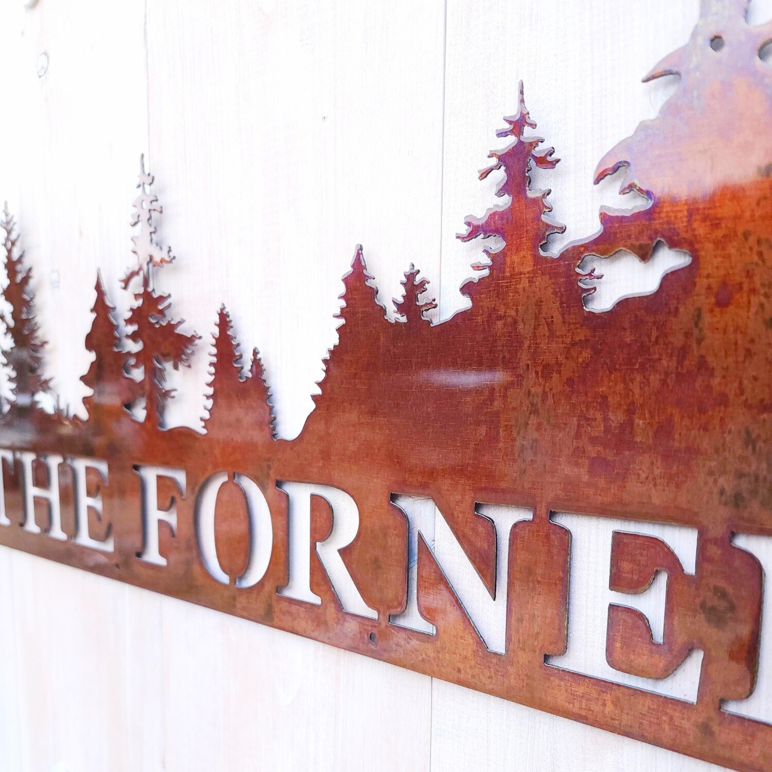Custom Name Tree Scene Sign