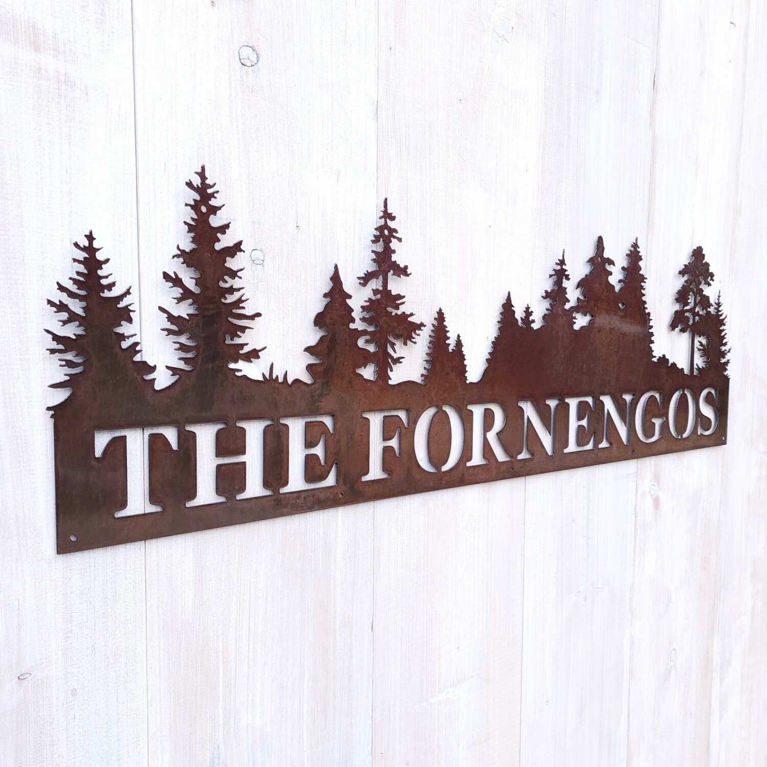 Custom Name Tree Scene Sign