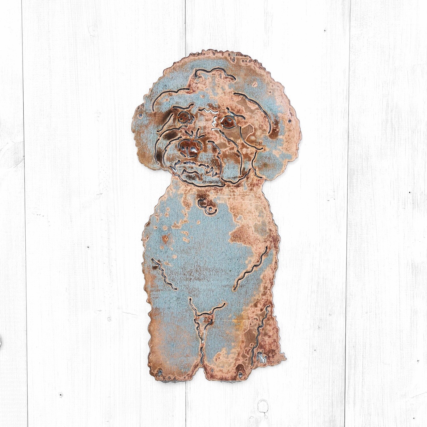 Bichon Sitting Sign