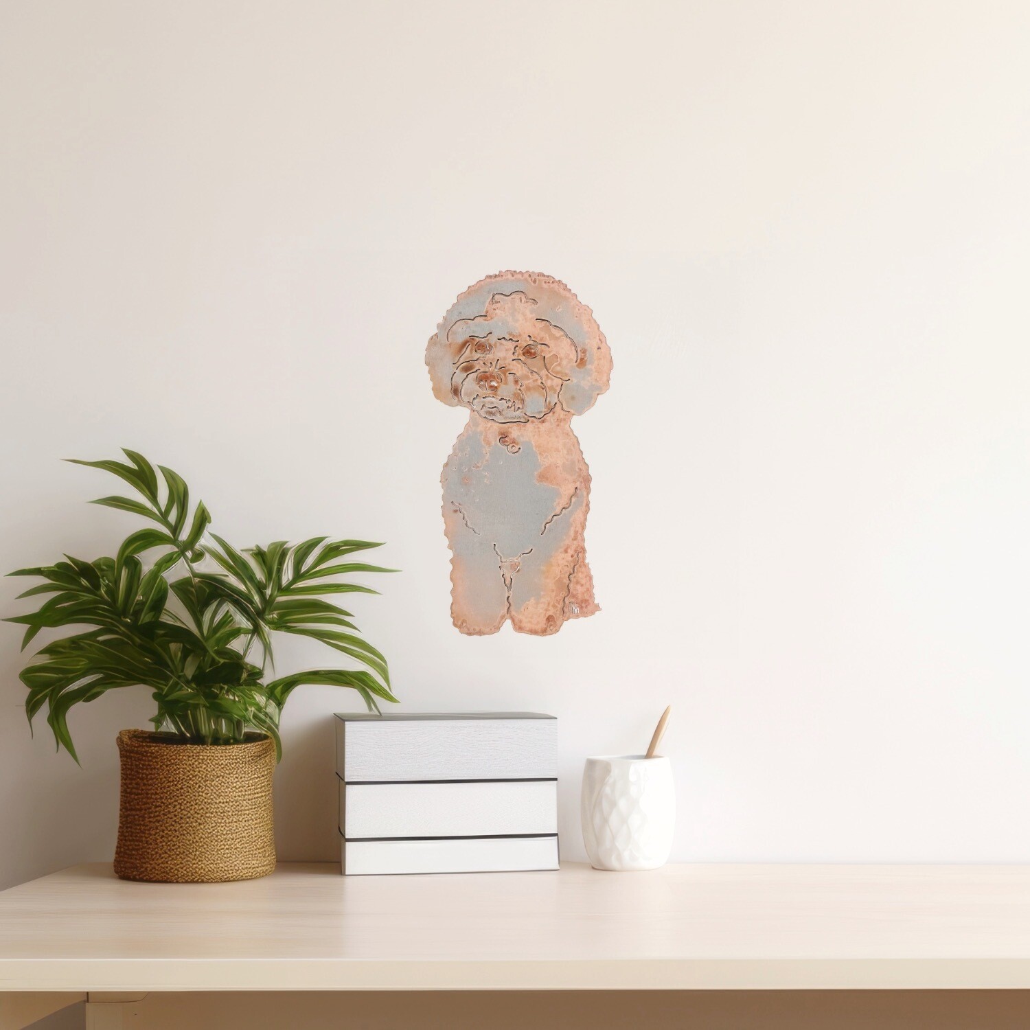 Bichon Sitting Sign