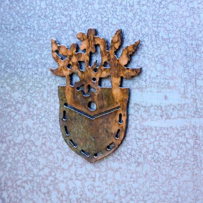 Fireweed Flower Pocket Magnet