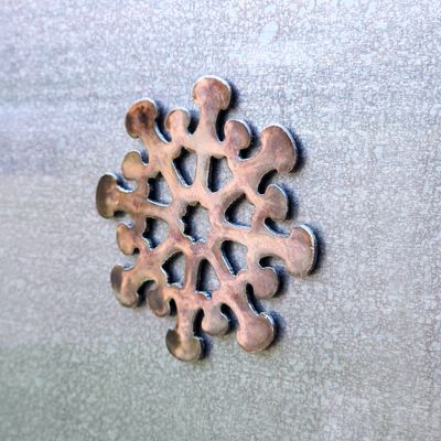 Mushroom Snowflake Magnet