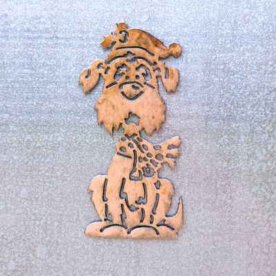 Xmas Dog Magnet