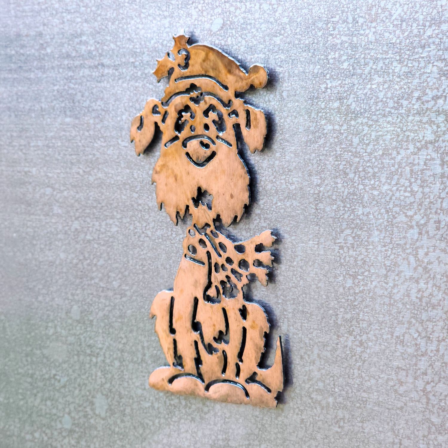 Xmas Dog Magnet