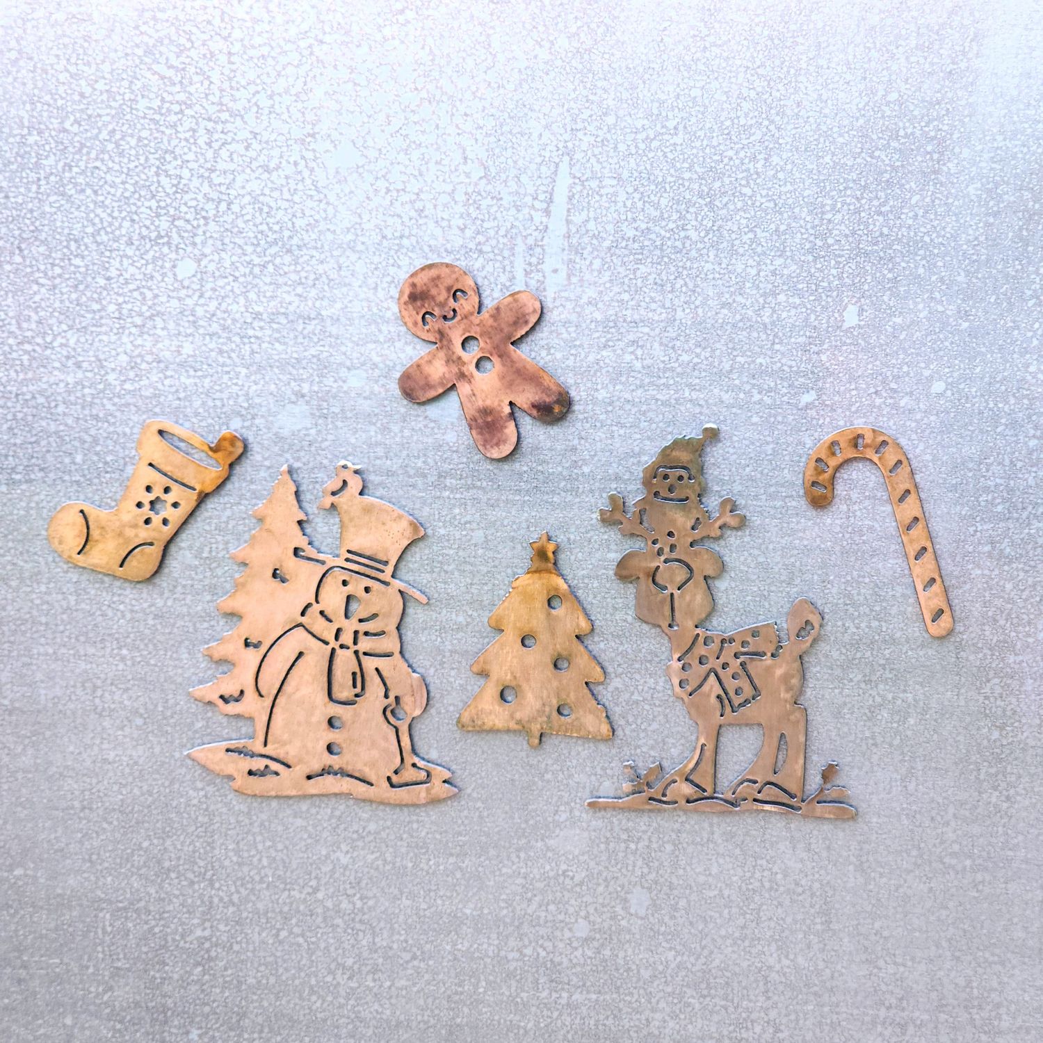 Xmas Character &amp; Holiday Magnet Set