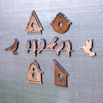 Bird Lover Magnet Set