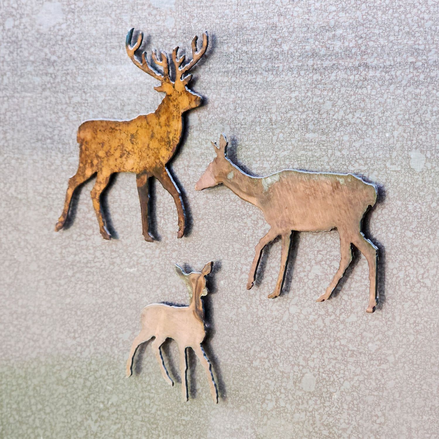 Deer Family Magnet Set