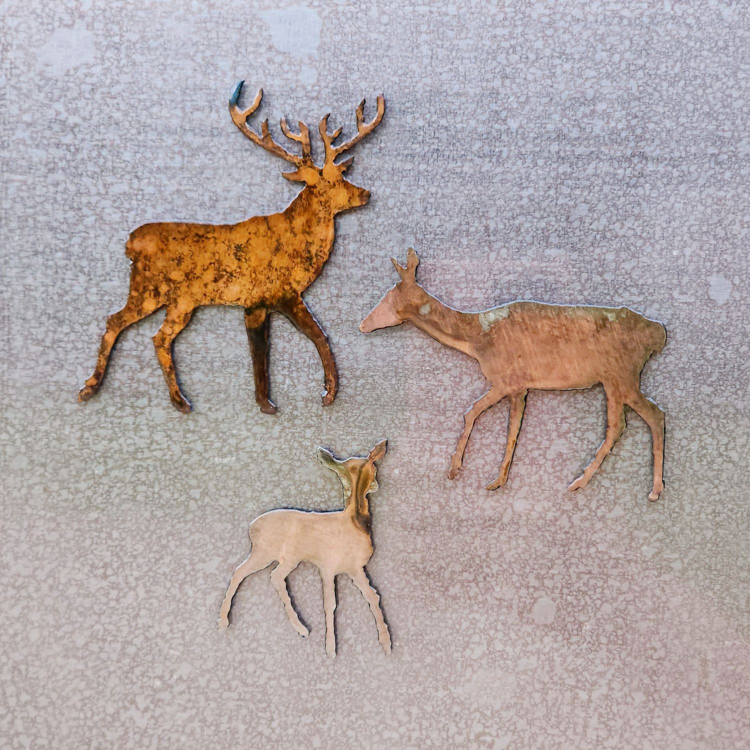 Deer Family Magnet Set