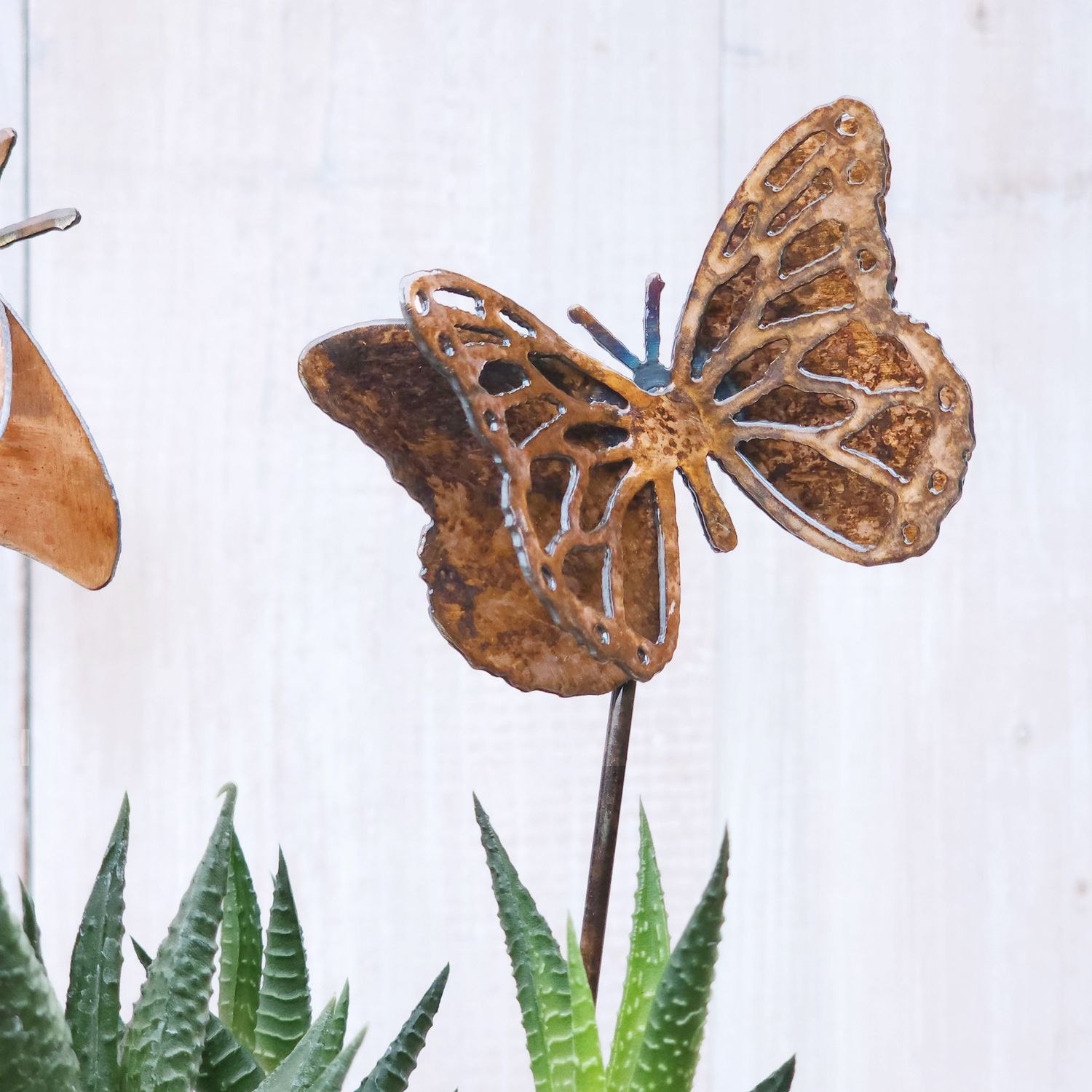 Small Monarch &amp; Swallowtail Butterfly Stake Set