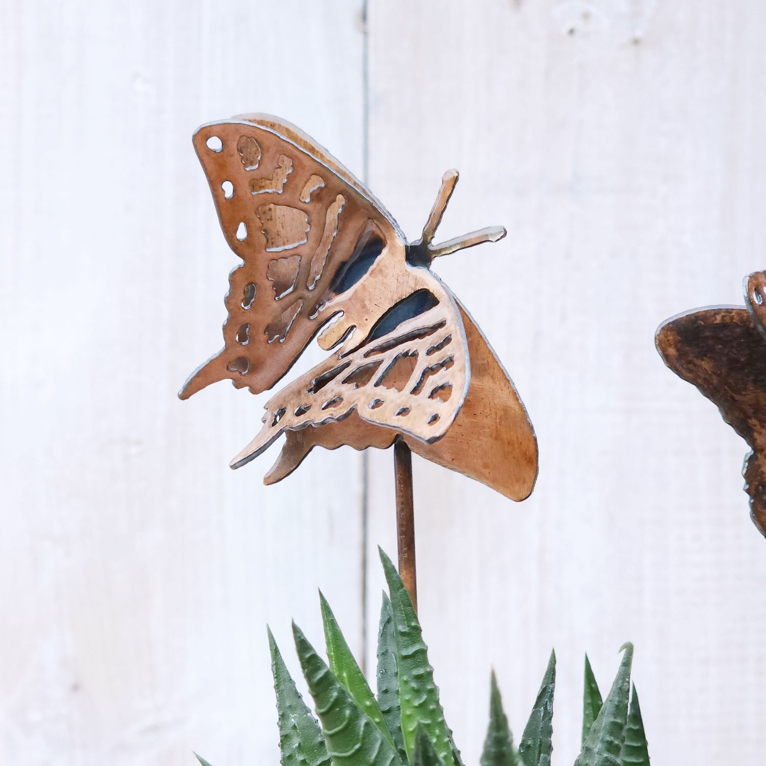 Small Monarch &amp; Swallowtail Butterfly Stake Set