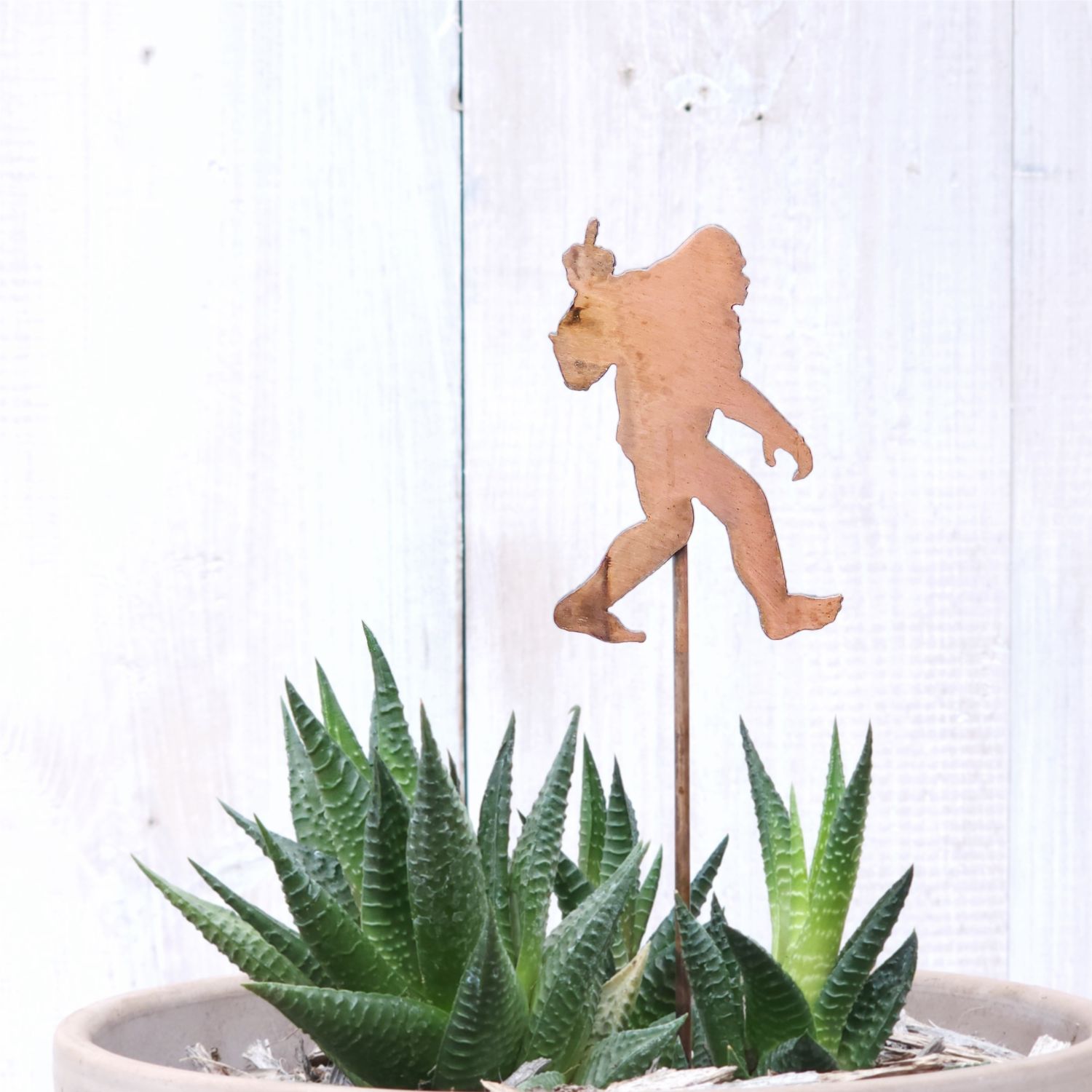 Small Middle Finger Yeti Stake