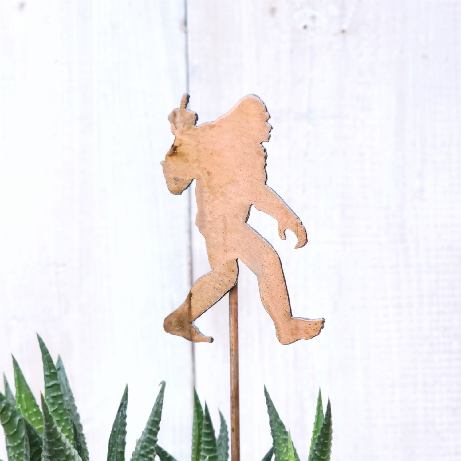 Small Middle Finger Yeti Stake