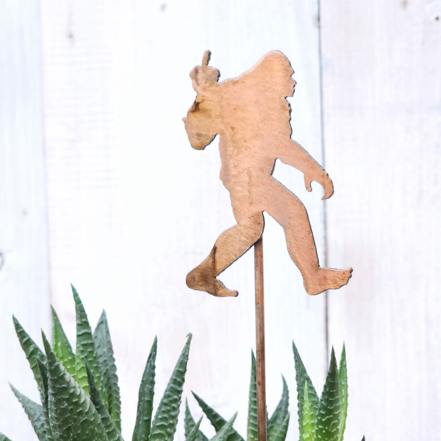 Small Middle Finger Yeti Stake