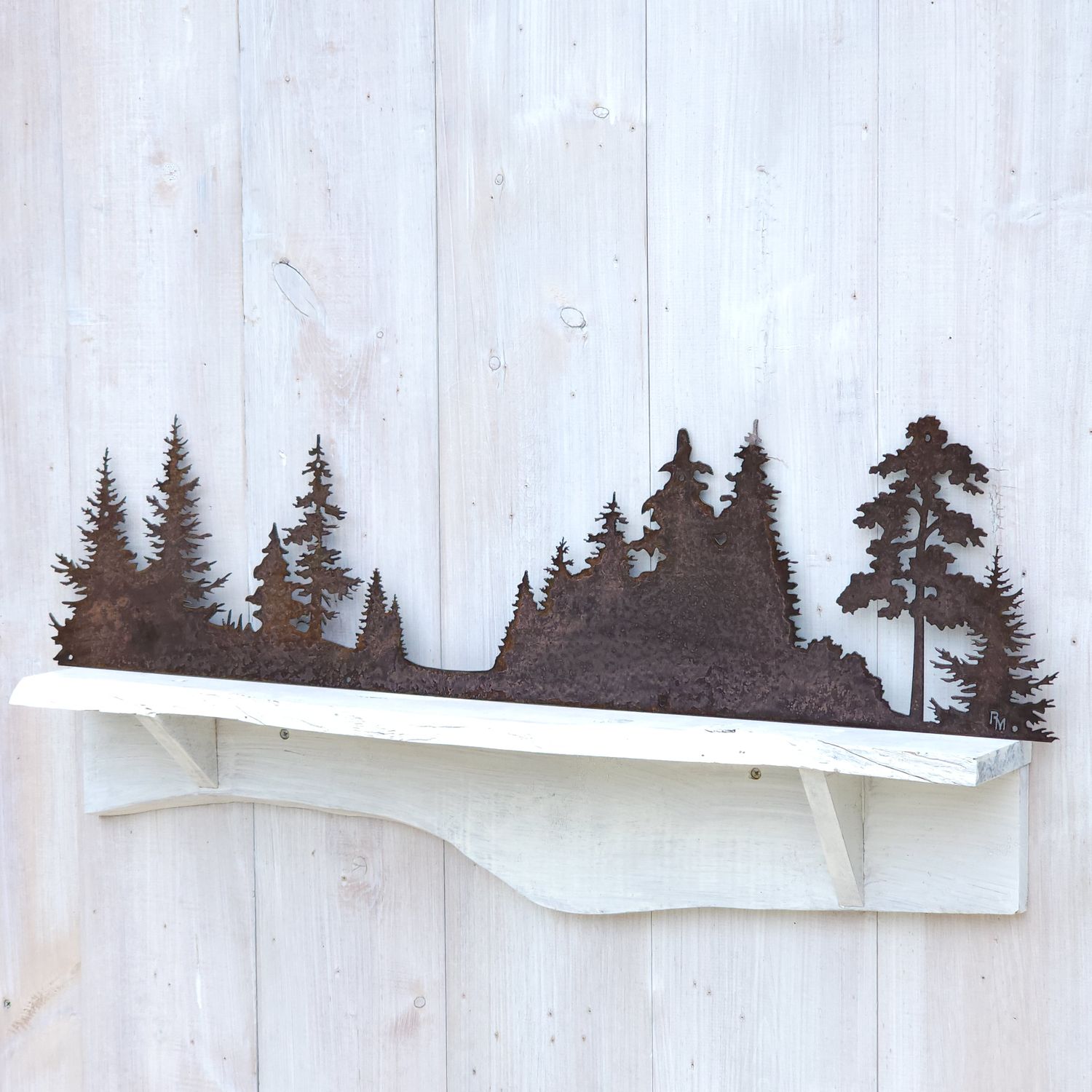 35&quot; x 9&quot; Tree Scene