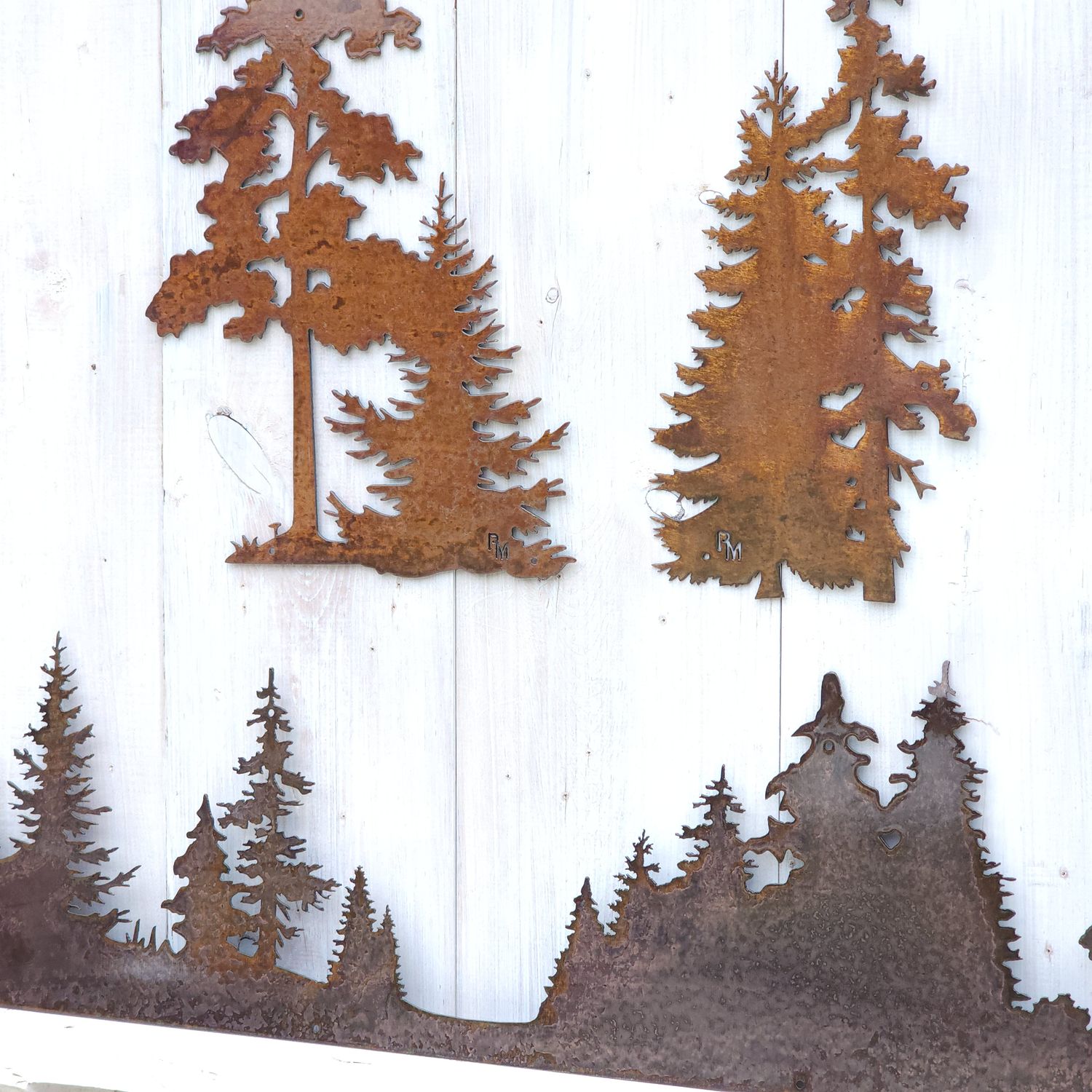 Oak, Evergreen, &amp; Tree Scene Set