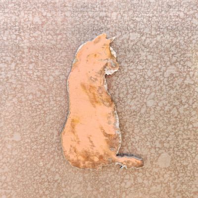 Cat Sitting Magnet