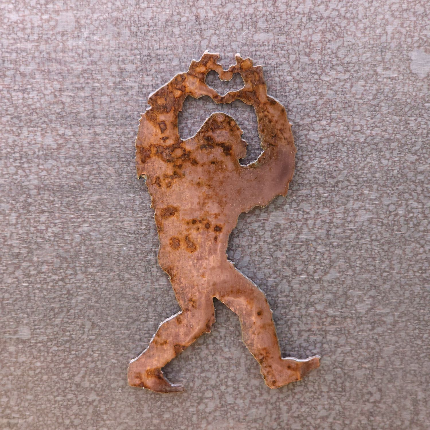 Heart Sasquatch Magnet