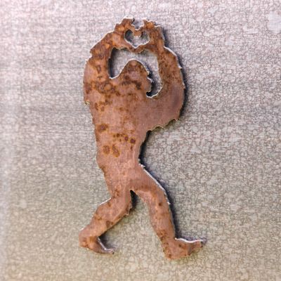 Heart Sasquatch Magnet