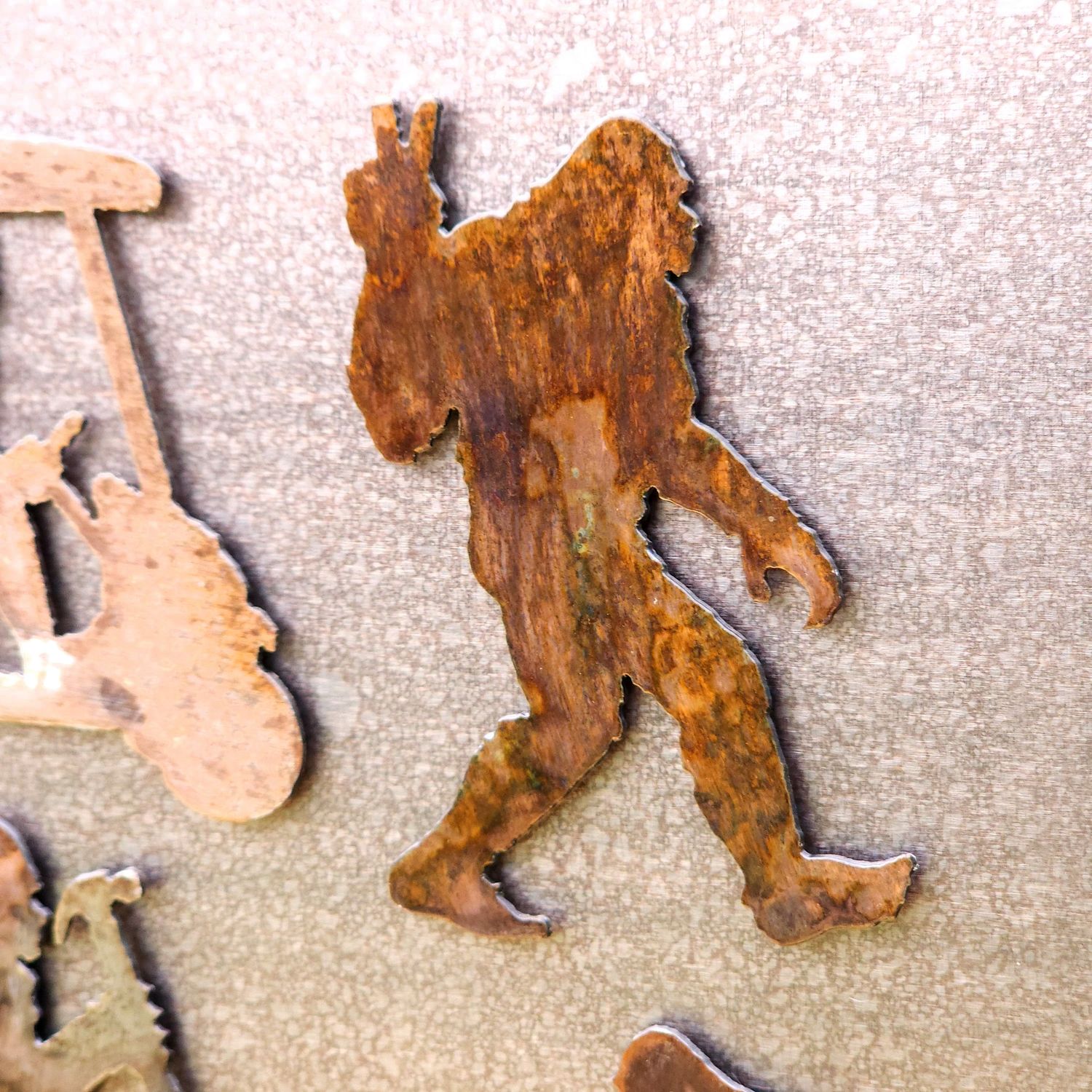 Peace Sign Sasquatch Magnet