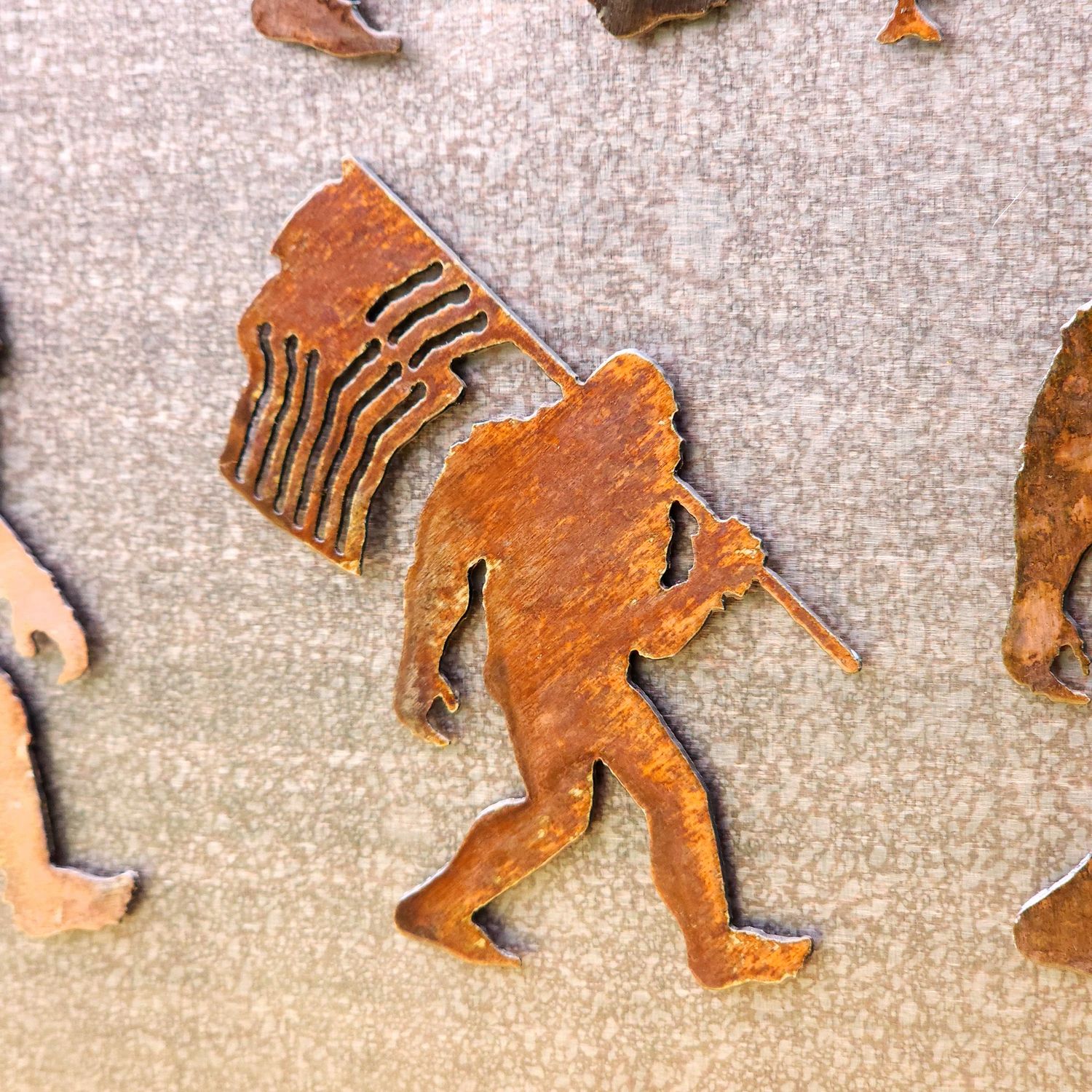 American Flag Sasquatch Magnet
