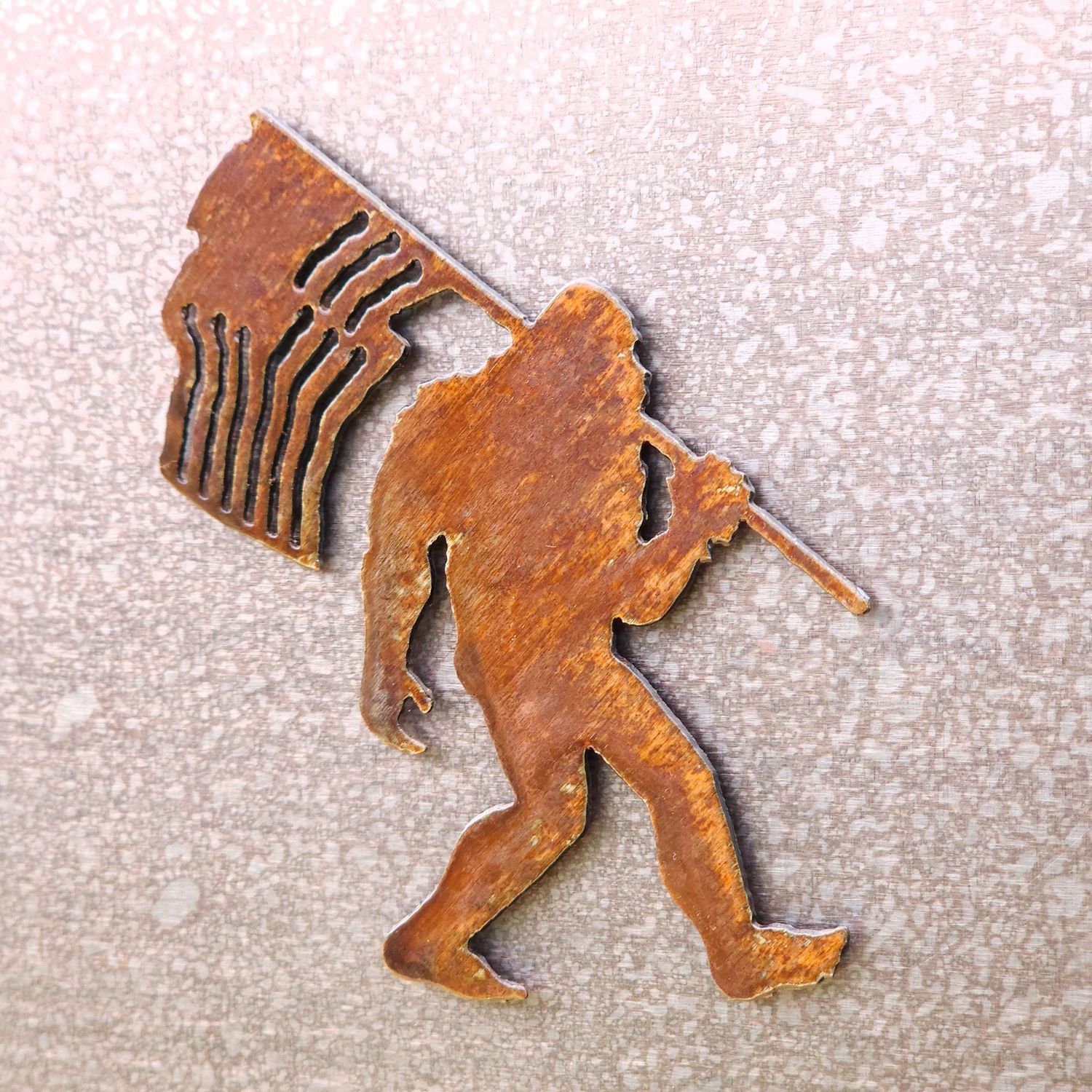 American Flag Sasquatch Magnet