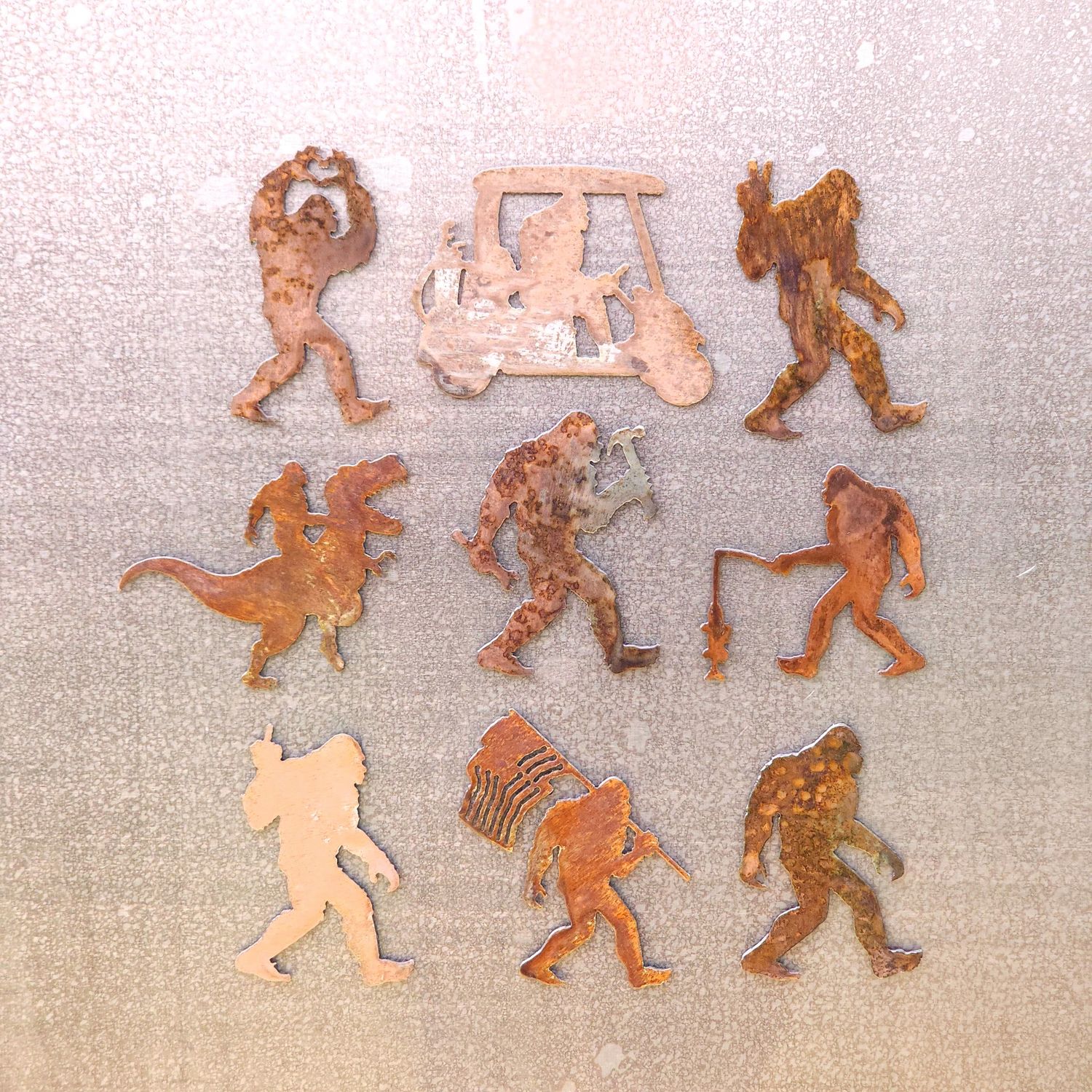 Golf Cart Sasquatch Magnet