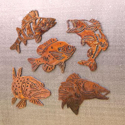 Detailed Fish Magnet Set