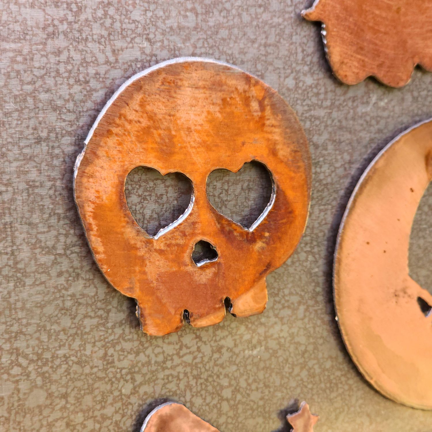 Heart Skull Magnet