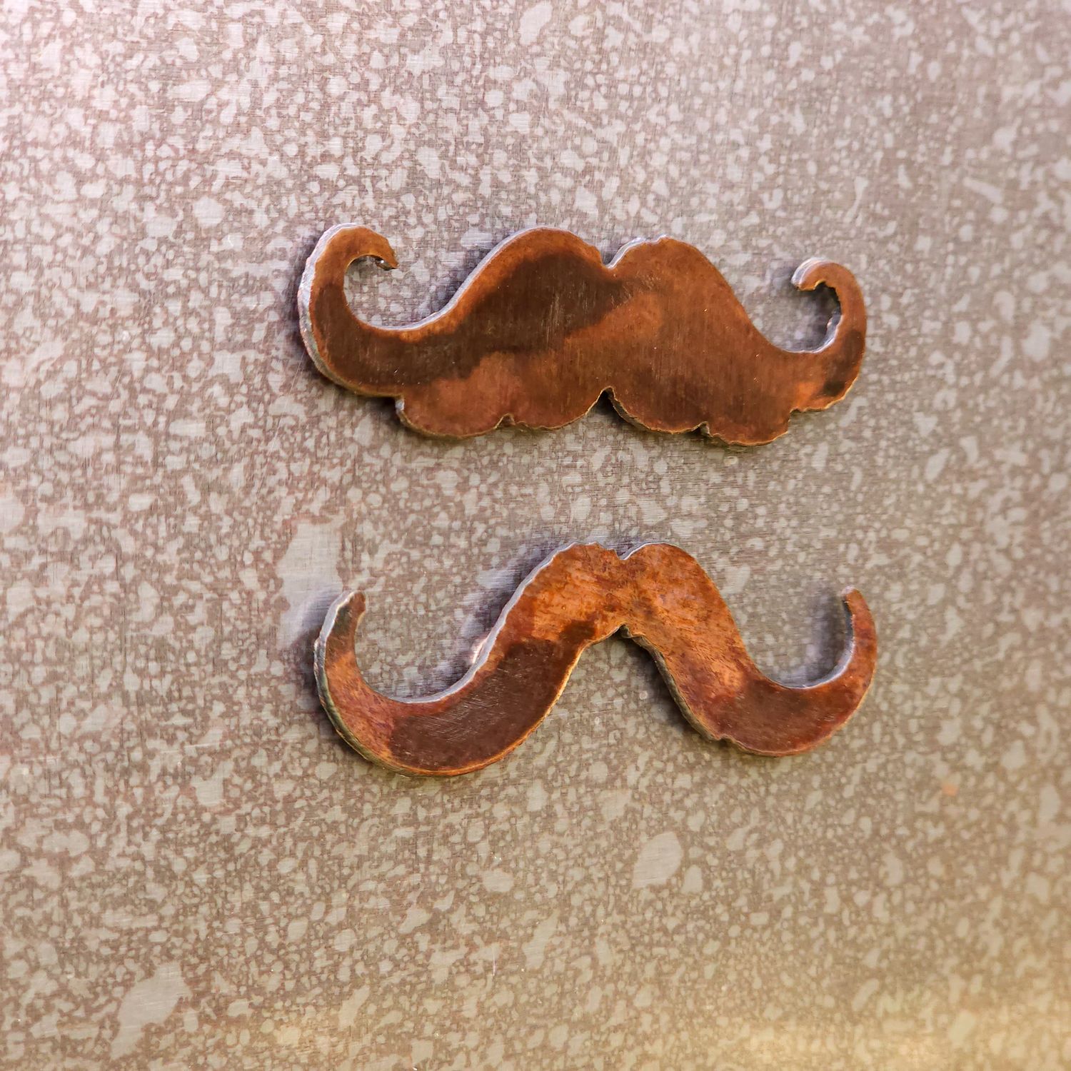 Round Mustache Magnet