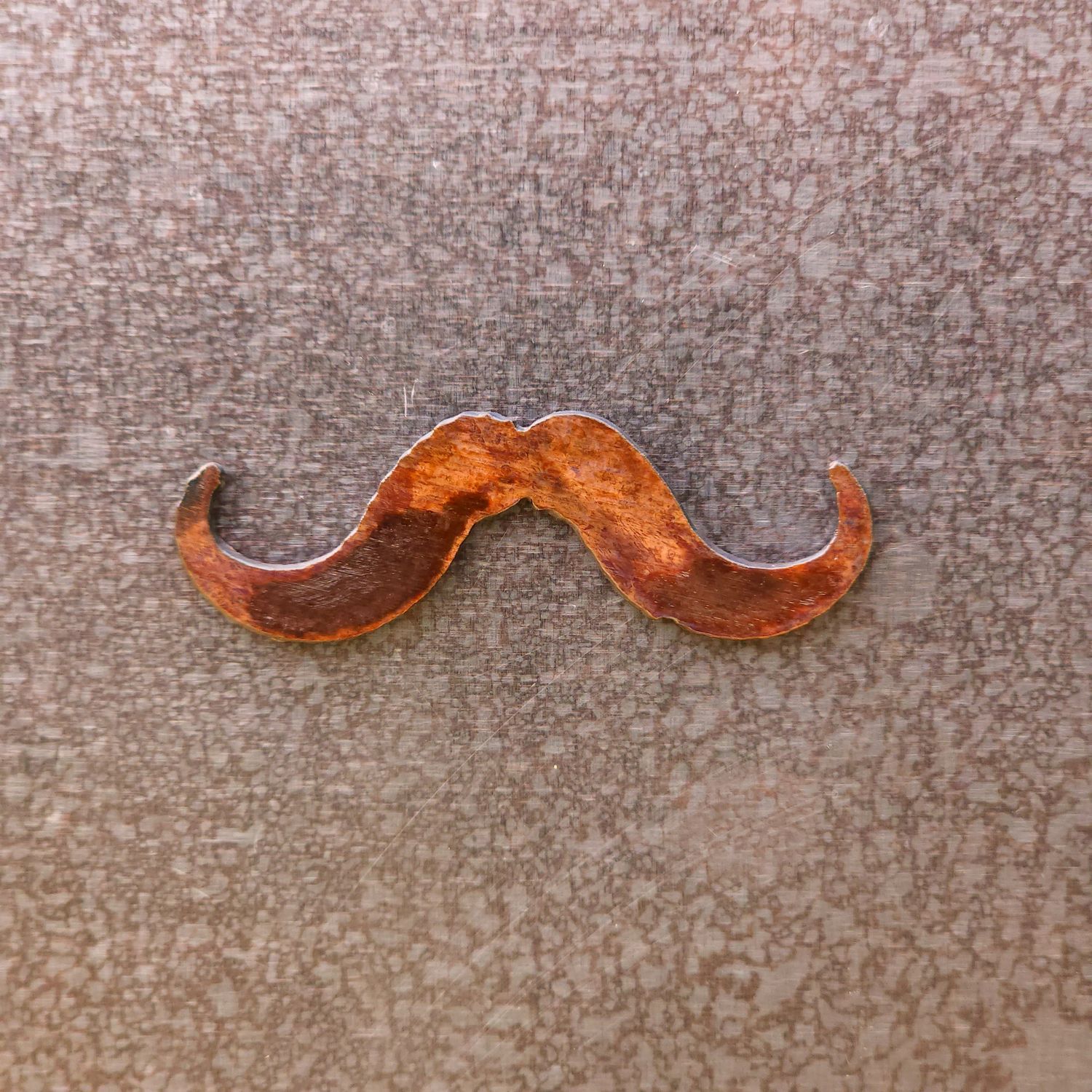 Round Mustache Magnet