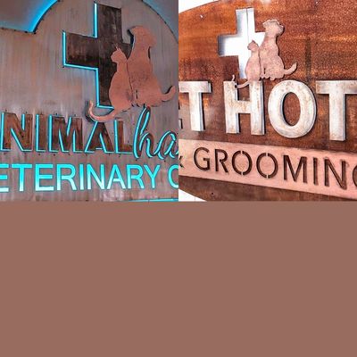 Elevate Your Brand w/ Metal Business Signs + Cohesive Workplace Decor