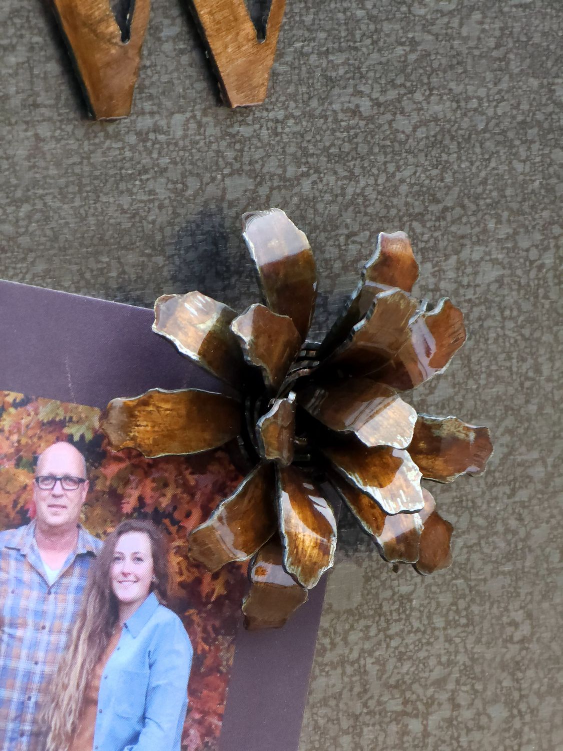 3D Ridged Flower Magnet
