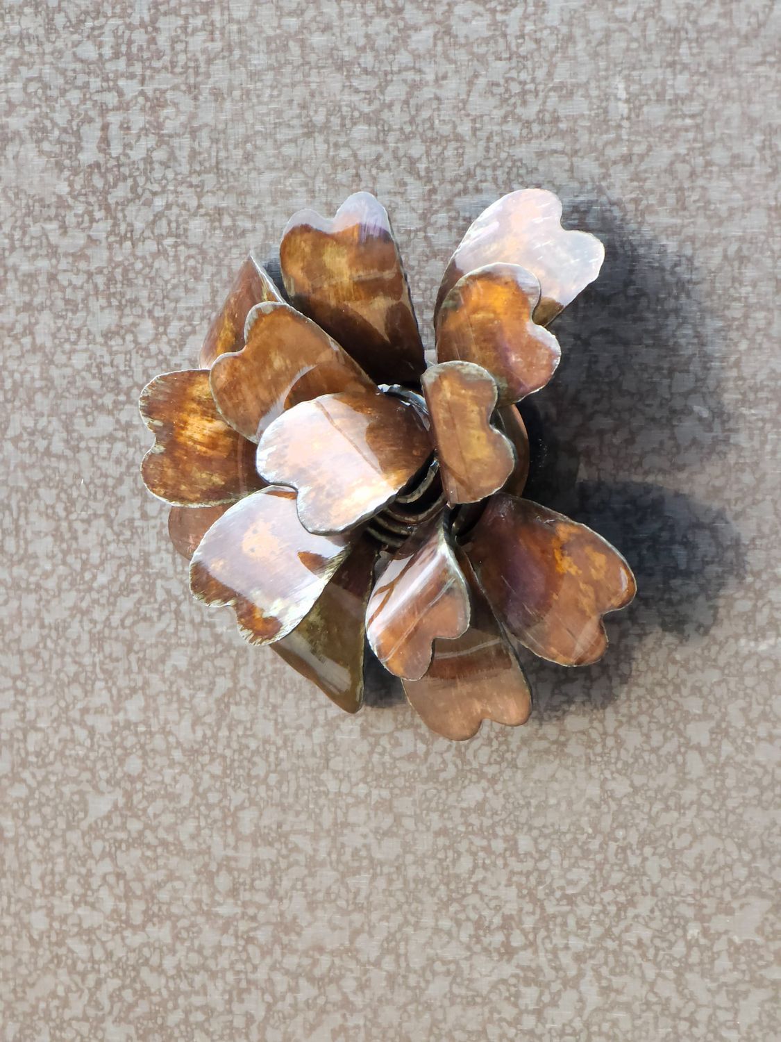 3D Heart Flower Magnet