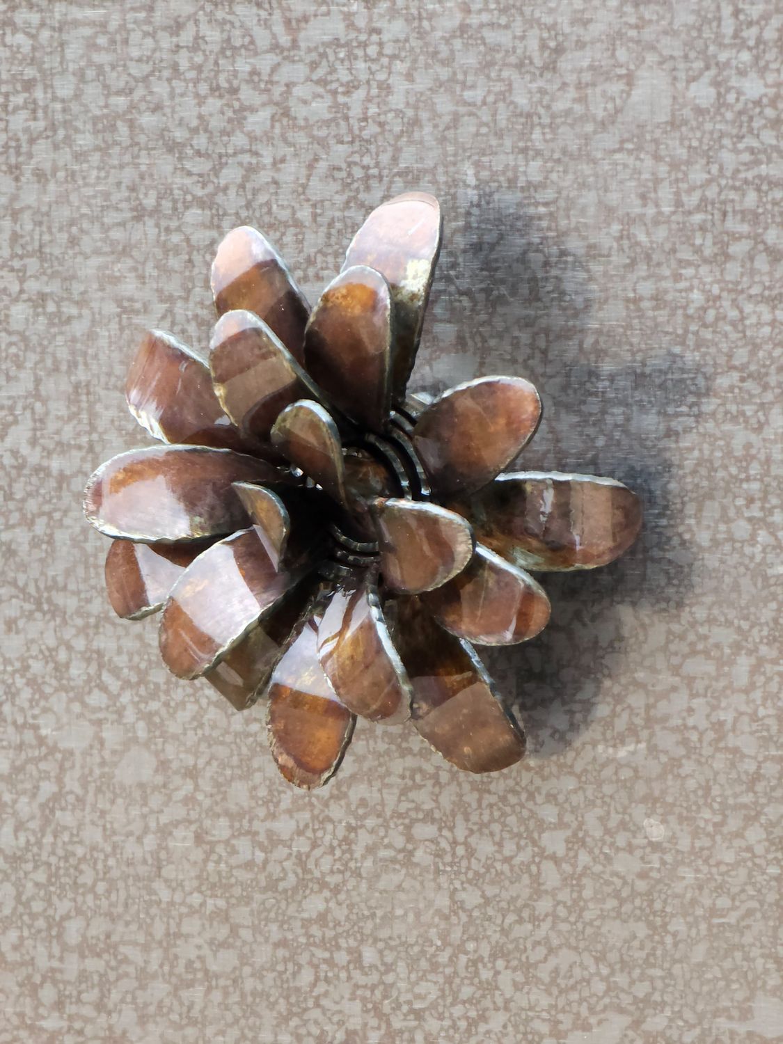 3D Oval Flower Magnet