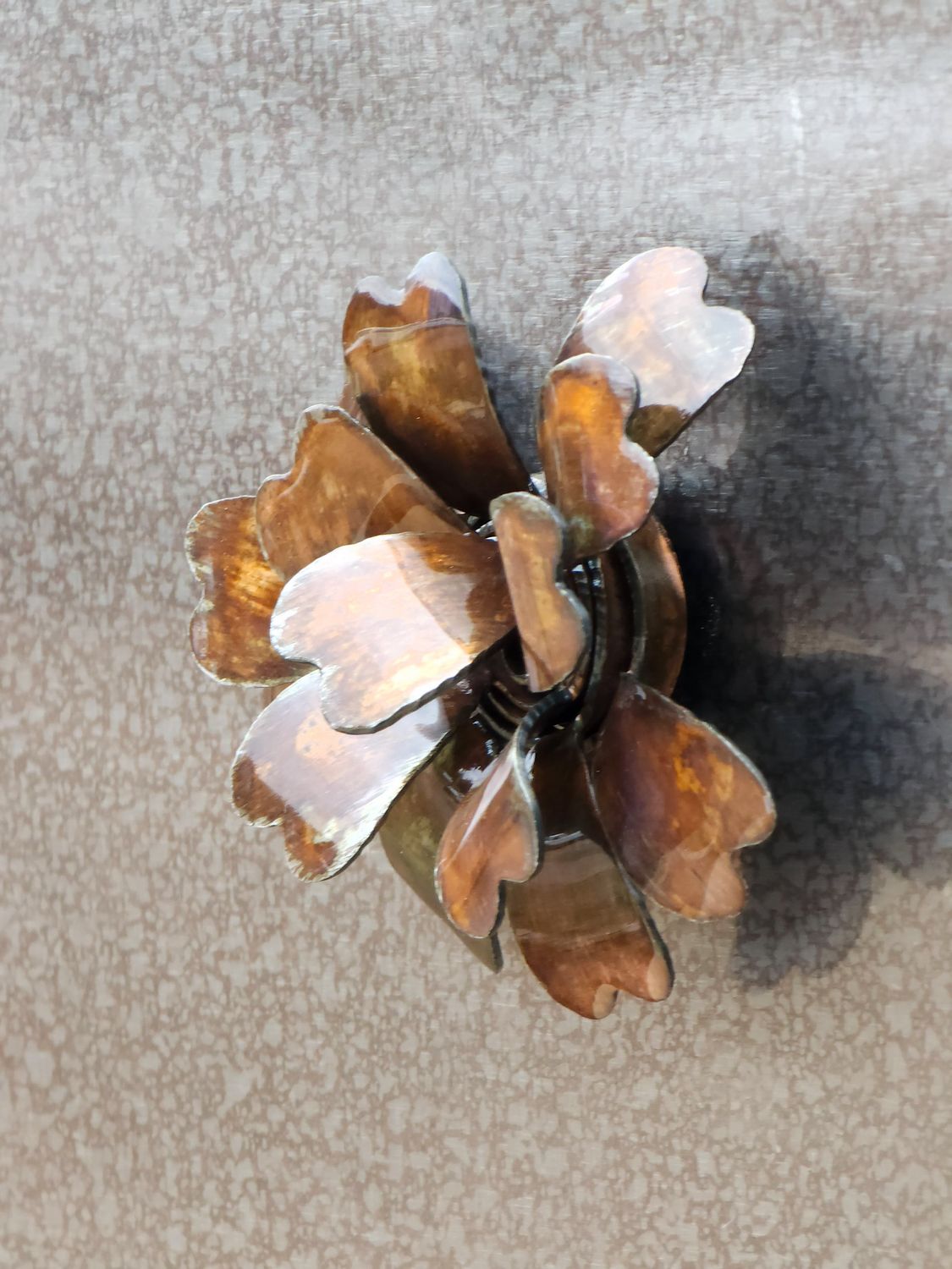 3D Heart Flower Magnet