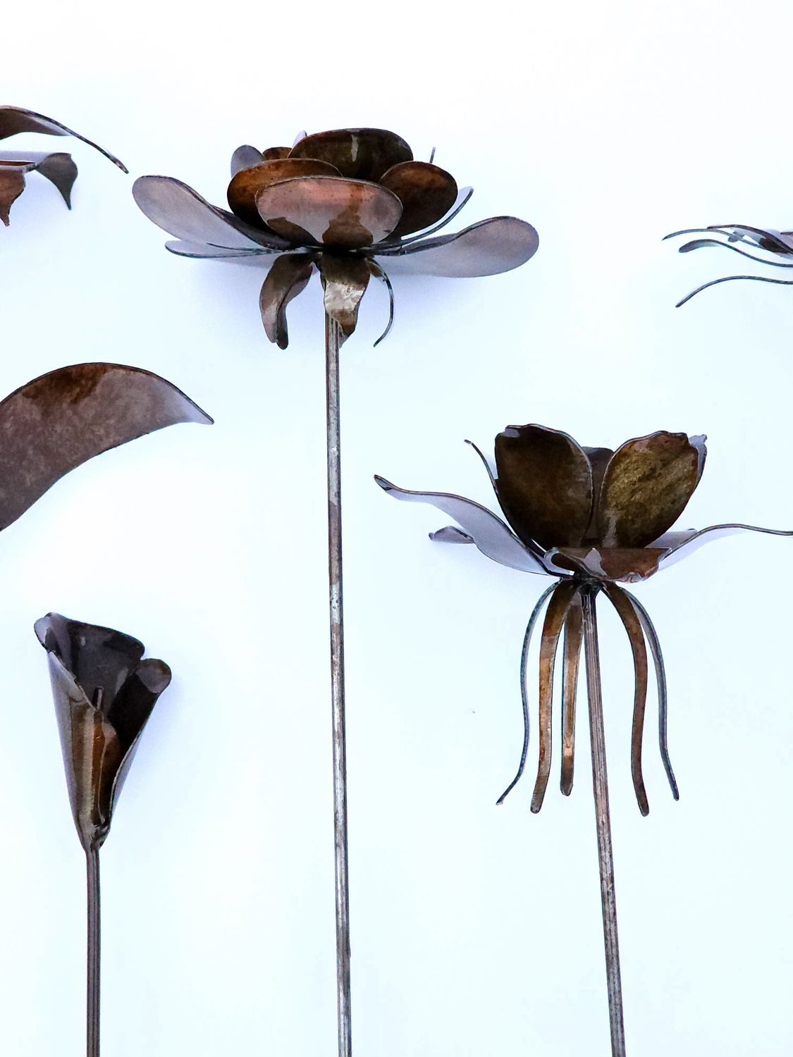 3D Rose Flower Stake