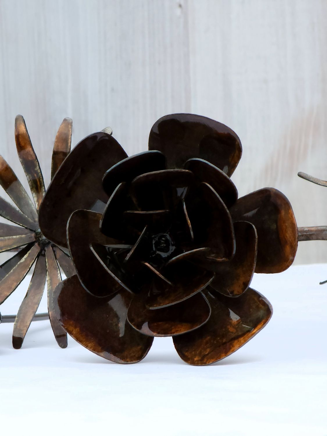 3D Rose Flower Stake