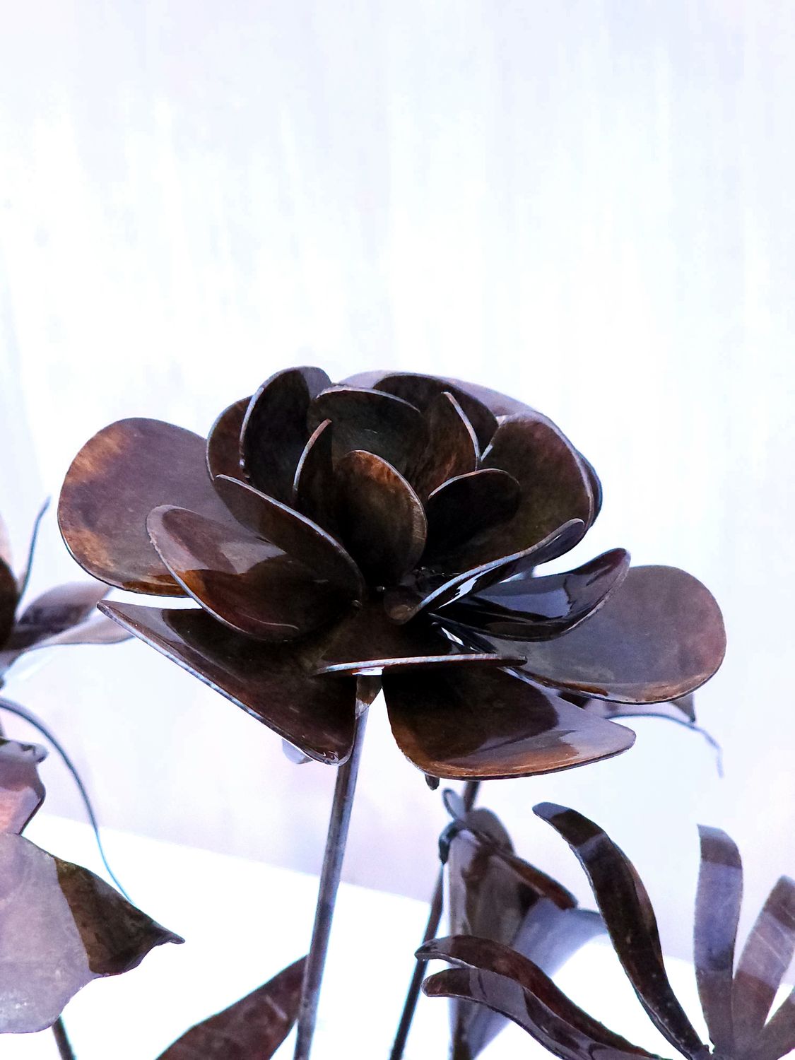 3D Rose Flower Stake