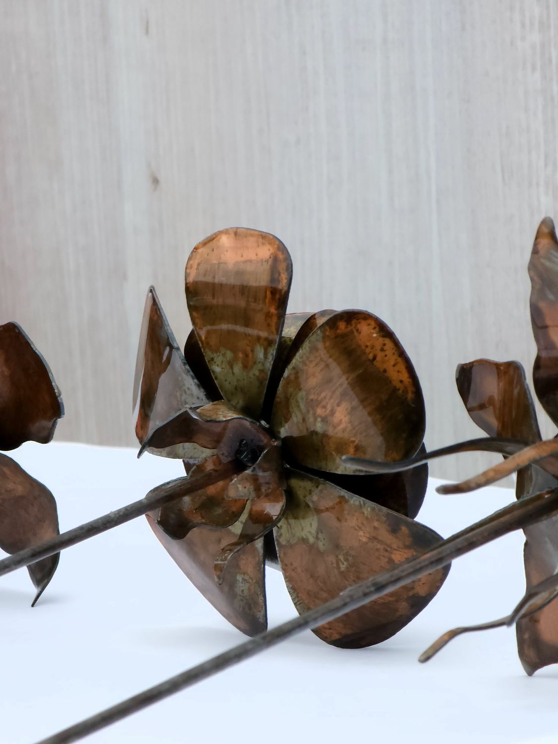 3D Rose Flower Stake