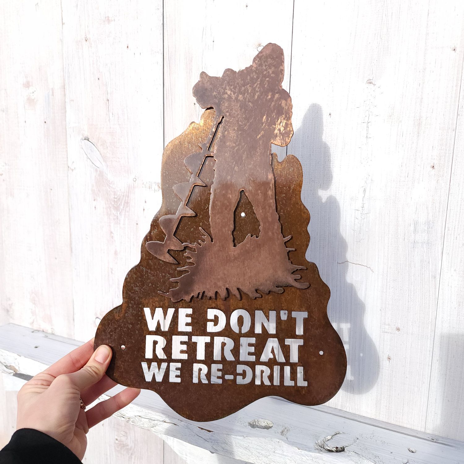 We Don&#39;t Retreat We Re-Drill
