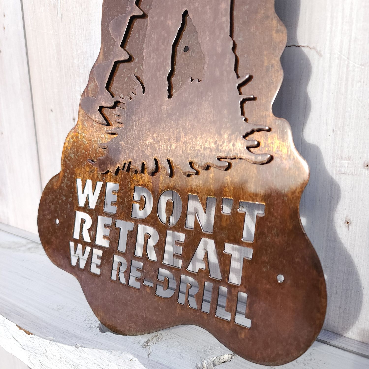 We Don&#39;t Retreat We Re-Drill