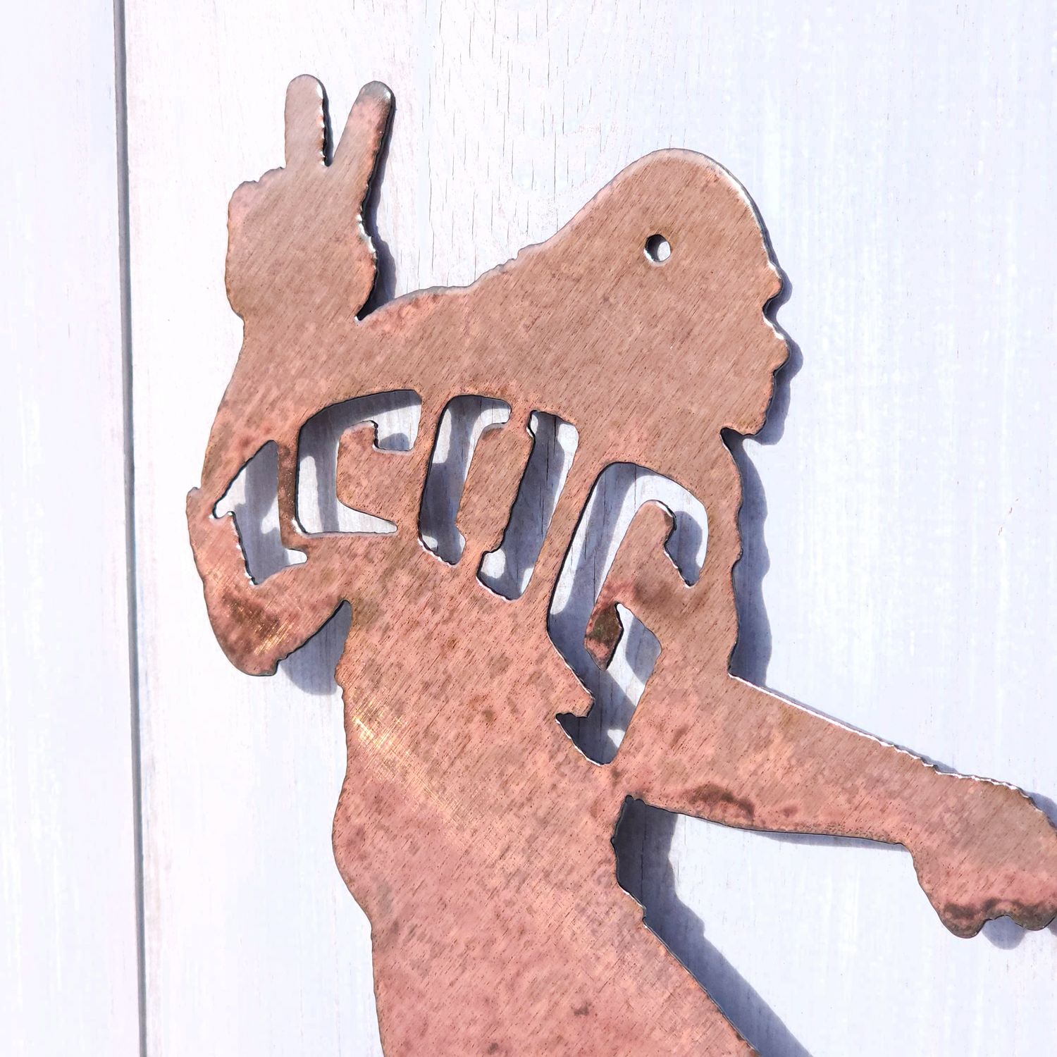 ICOG Peace Sign Fishing Yeti Wall Art