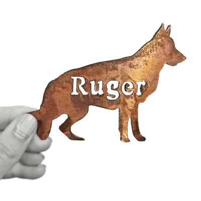 Custom Dog Magnet w/ Name (Cut In)