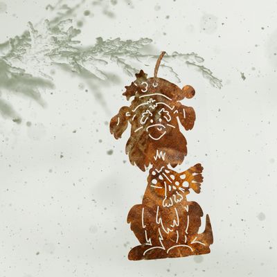 Xmas Dog Ornament