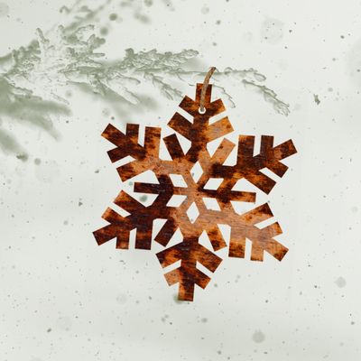 Square Snowflake Ornament