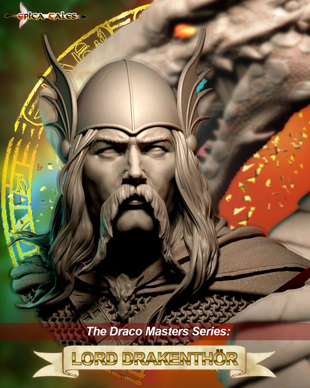 THE DRACO MASTERS: LORD DRAKENTHÖR Mini Bust