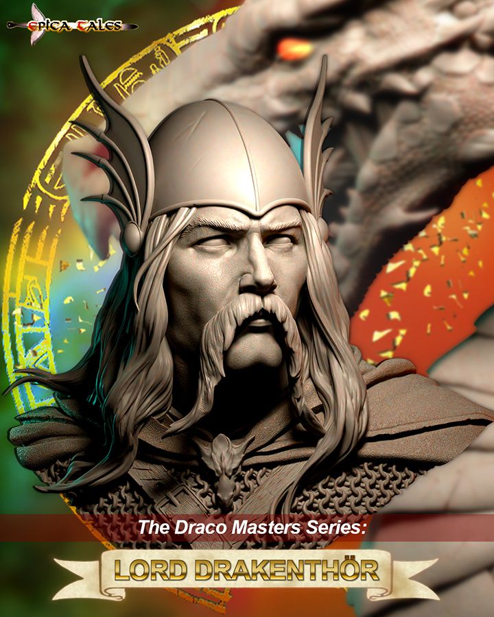 THE DRACO MASTERS: LORD DRAKENTHÖR Mini Bust