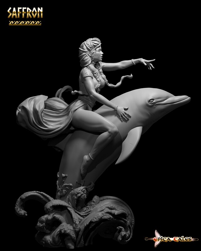 SAFFRON &amp; DELPHI - 75mm Figure